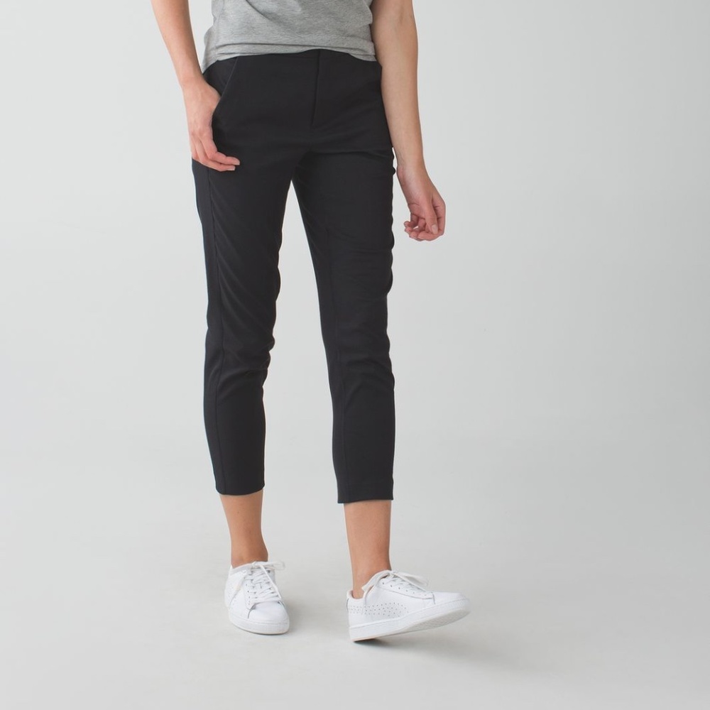 Lululemon &go City Trek Trouser Black Sz 8